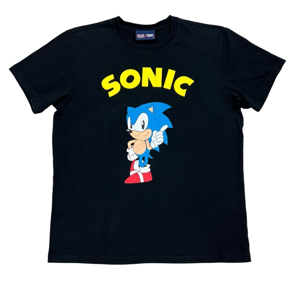 Rowing Blazers X‎ Sonic The Hedgehog T-Shirt Black Men's Medium
